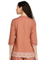 Women's Printed Straight Cotton Short Kurti - Image 3