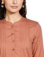 Women's Printed Straight Cotton Short Kurti - Image 2