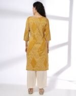 Women Printed Straight Kurta - Image 3